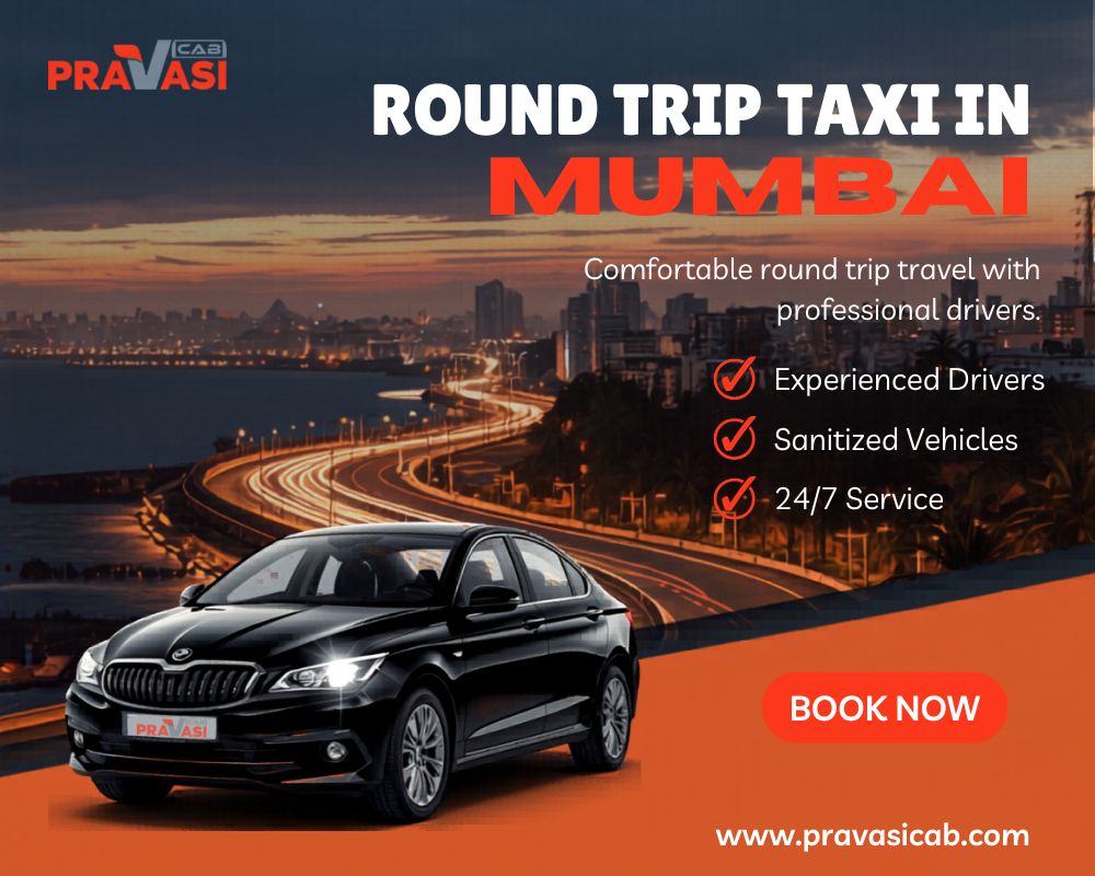 Round trip taxi in Mumbai – outstation cab service by Pravasi Cab