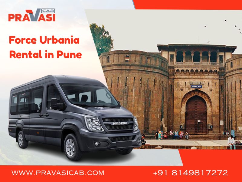 Force Urbania 17-Seater AC Van for Rent in Pune – Pravasi Cab