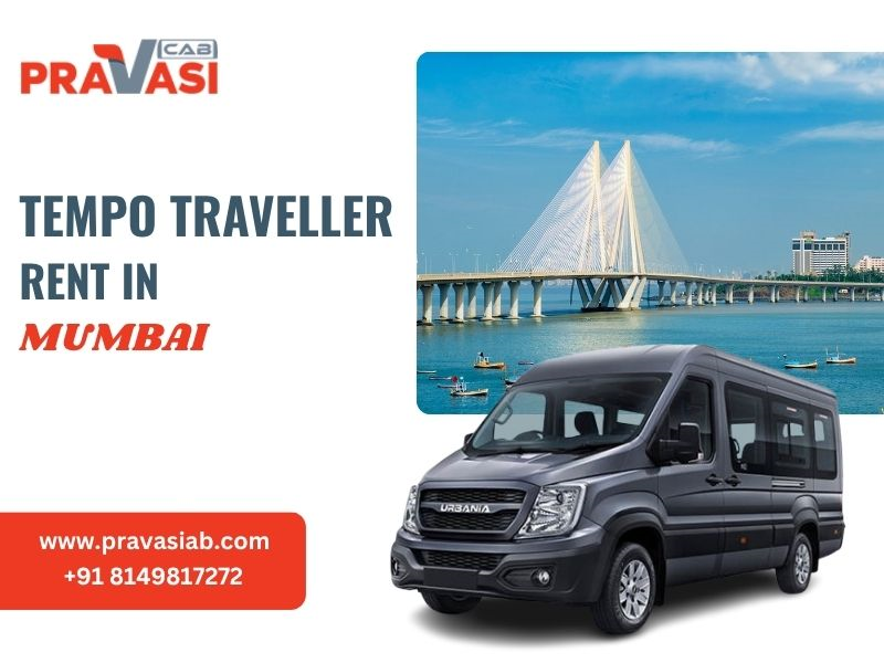 Tempo Traveller on rent in Mumbai — 9, 12, 17, 20-seater AC available with Pravasi Cab