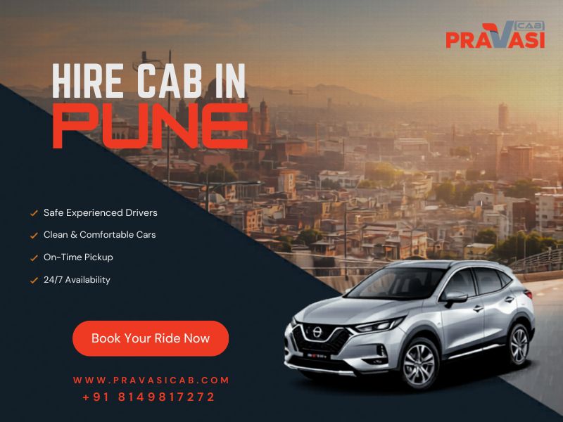 Hire cab in Pune — Pravasi Cab local outstation and airport taxi service