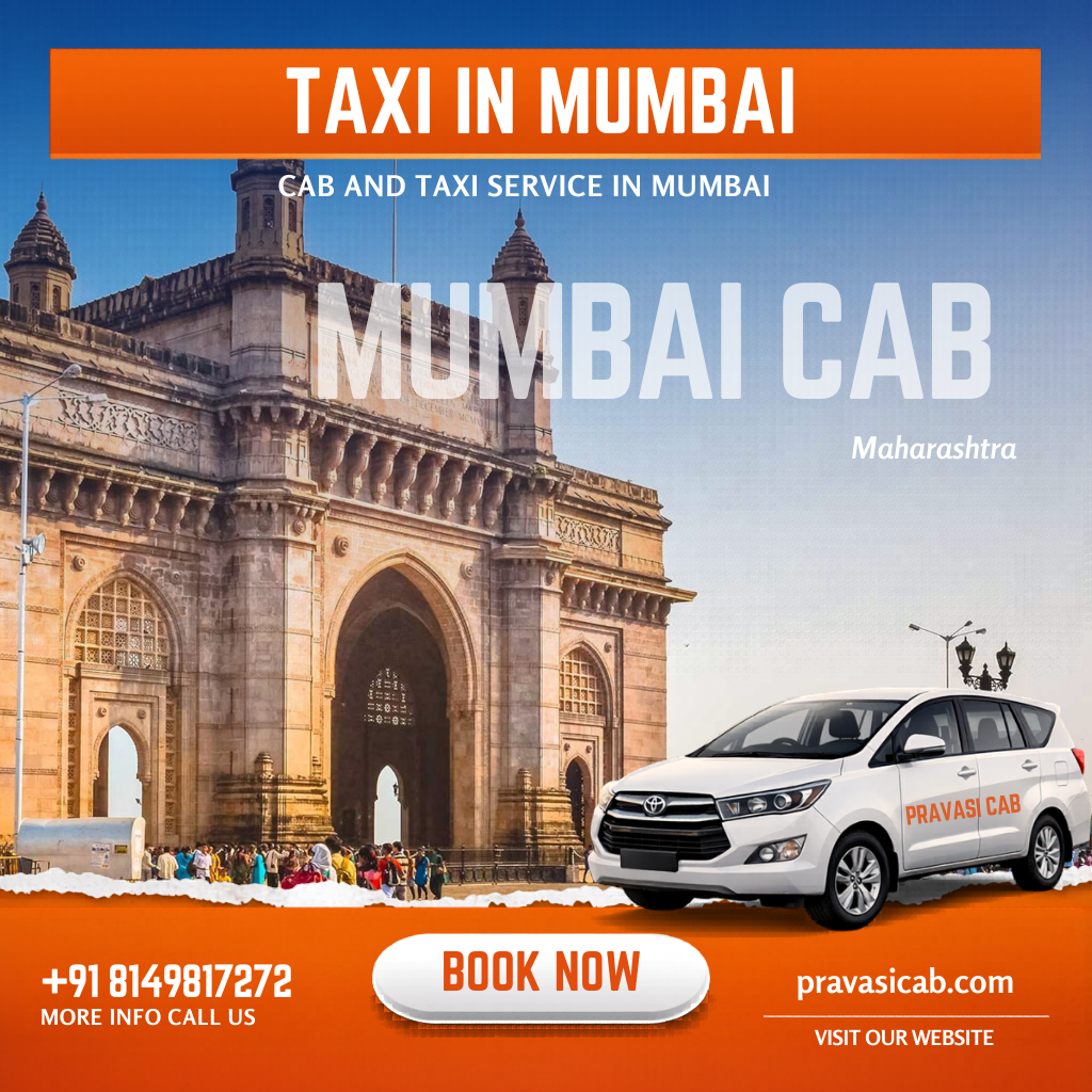 Taxi in Mumbai – Pravasi Cab professional AC cab service available 24/7